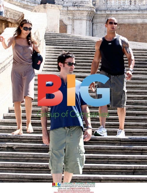 Dwayne "The Rock" Johnson in Rome, Italy