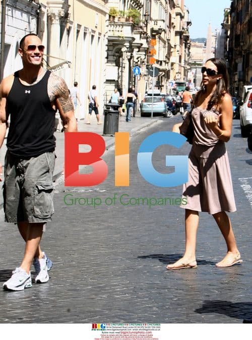 Dwayne 'The Rock' Johnson in Rome