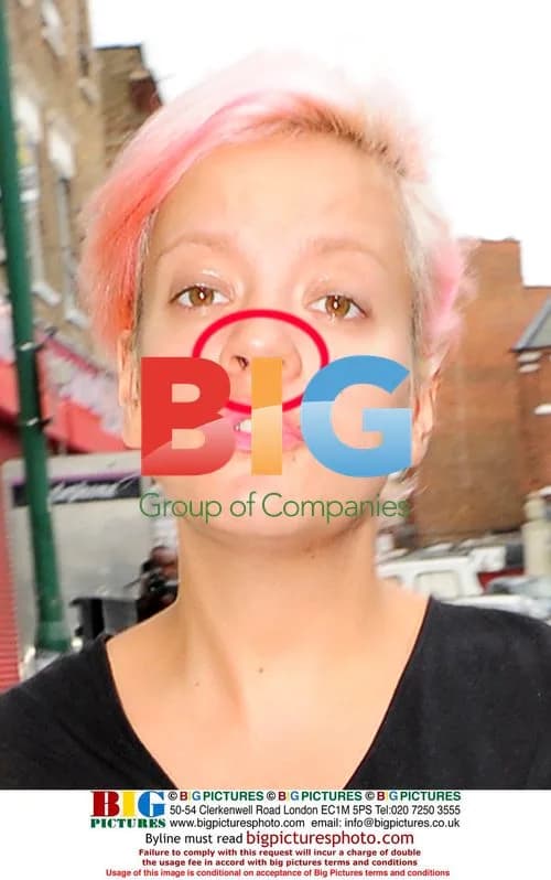 Lily Allen goes braless shopping in London