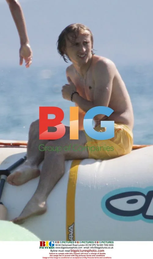 Luka Modric on Croatia beach holiday