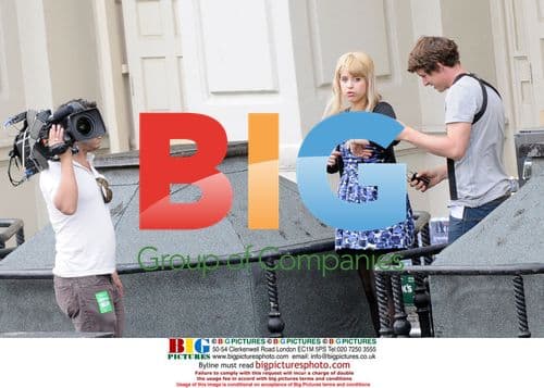 Peaches Geldof films TV show on KOKO rooftop