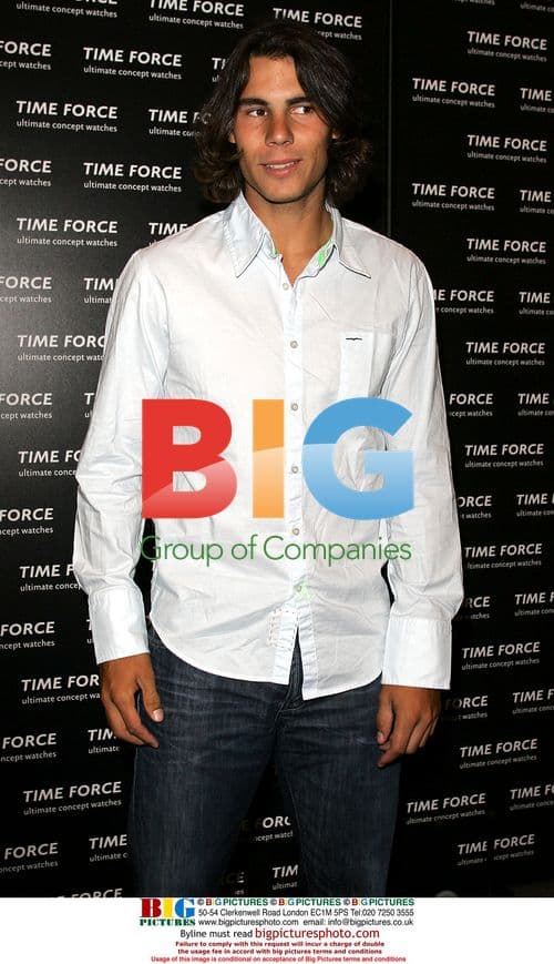Rafa Nadal at Time Force Watch Promotion