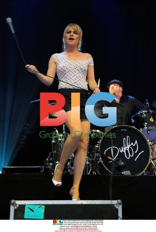 Duffy performs at Rock Werchter Festival