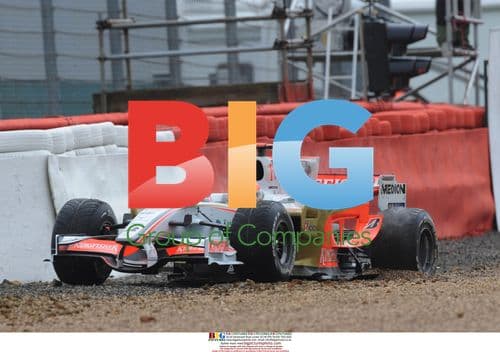 Adrian Sutil spins out of British GP