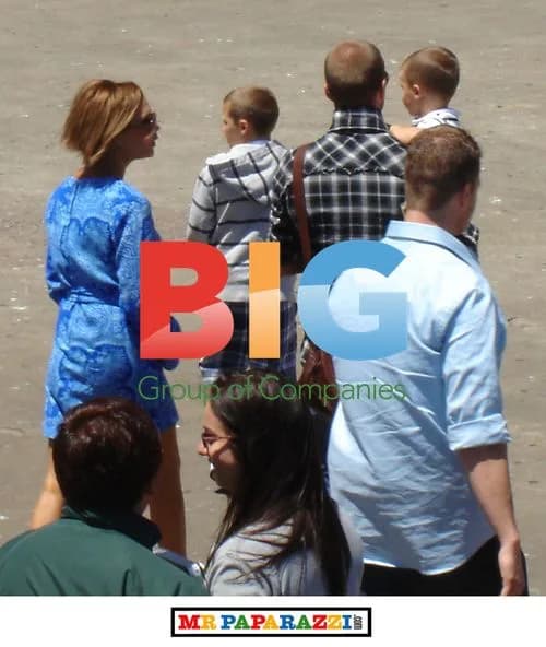 Beckham Family Visits Alcatraz in San Francisco