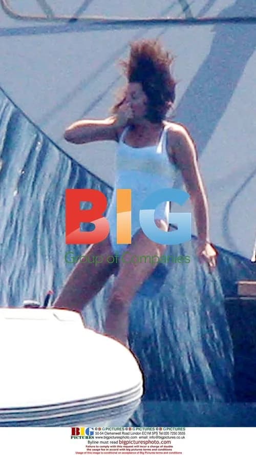 Cecilia Attias and Richard Attias on yacht in Mediterranean