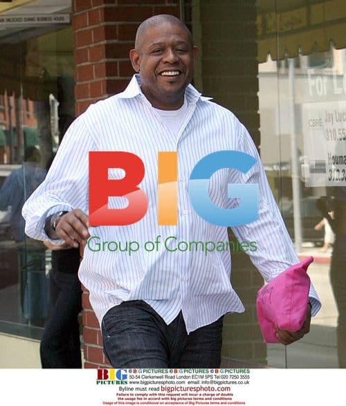 Forrest Whittaker and Wife Walk in Beverly Hills