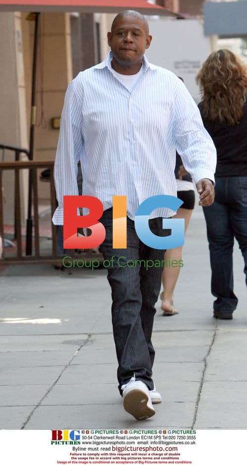 Forrest Whittaker and wife take walk in Beverly Hills