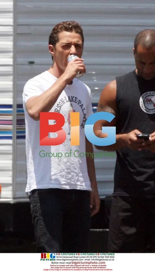 Shia Lebeouf on 'Eagle Eye' set