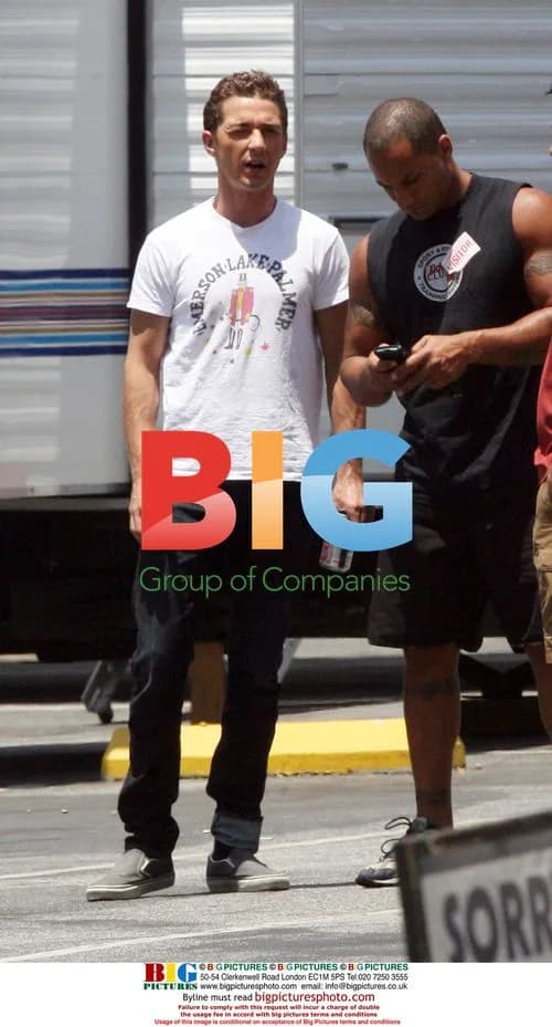 Shia Lebeouf on 'Eagle Eye' set