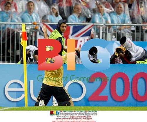 Spanish Royal Couple at Soccer Match in Vienna