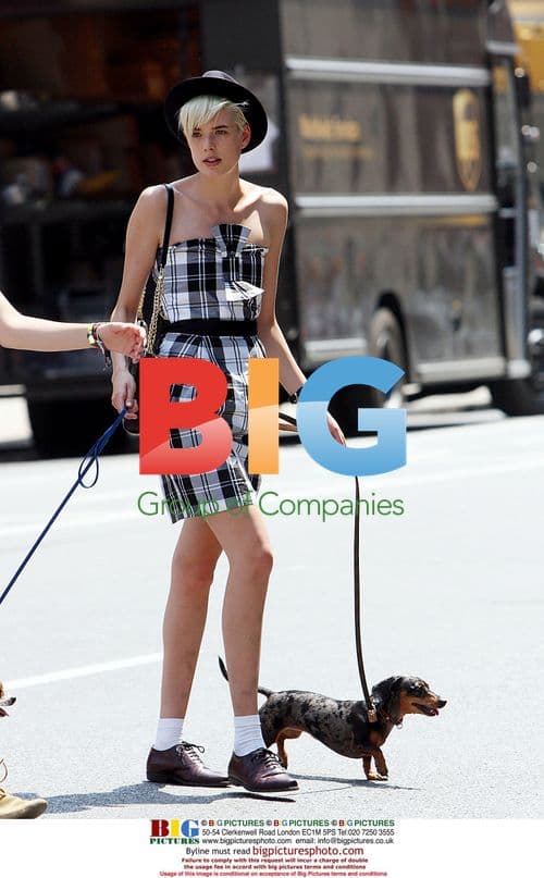 Agyness Deyn Punks it Up in Soho