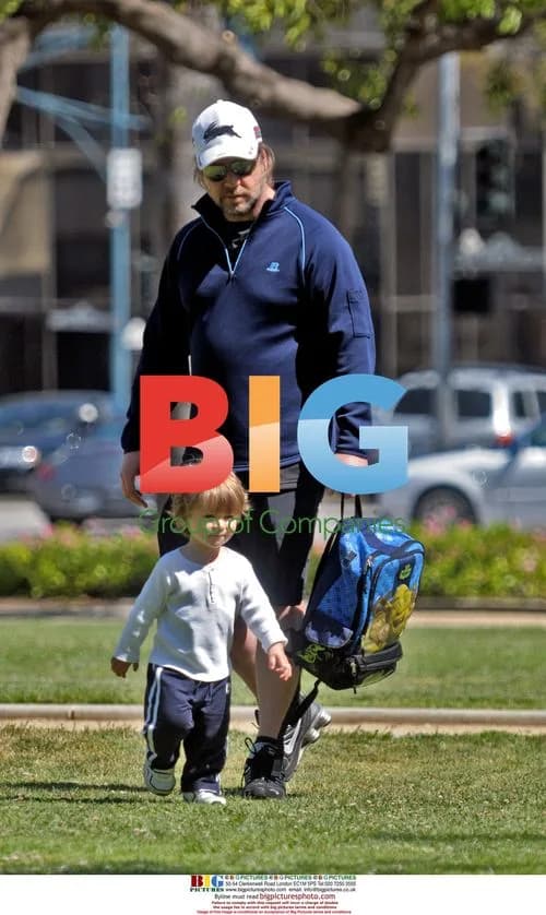 Russell Crowe and Sons at Park