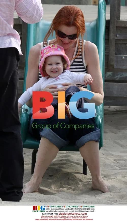 Marcia Cross with Twins at Park