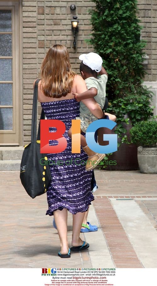 Madonna’s son David with nanny, Lourdes with dad