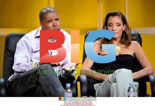 Eric La Salle and Michelle Michael at TCA Summer Press Tour