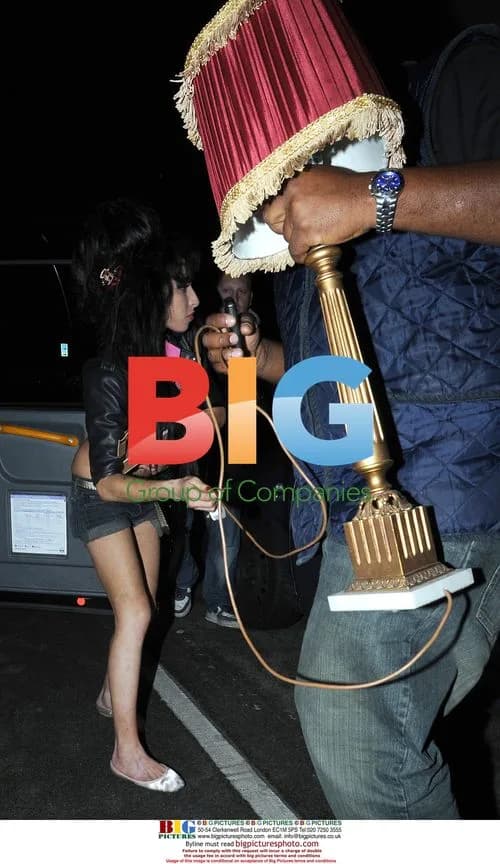 Amy Winehouse causes a scene
