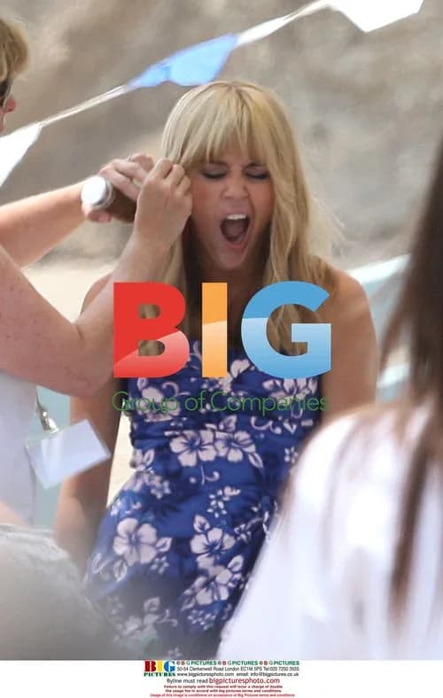 Miley Cyrus on 'Hannah Montana - The Movie' set
