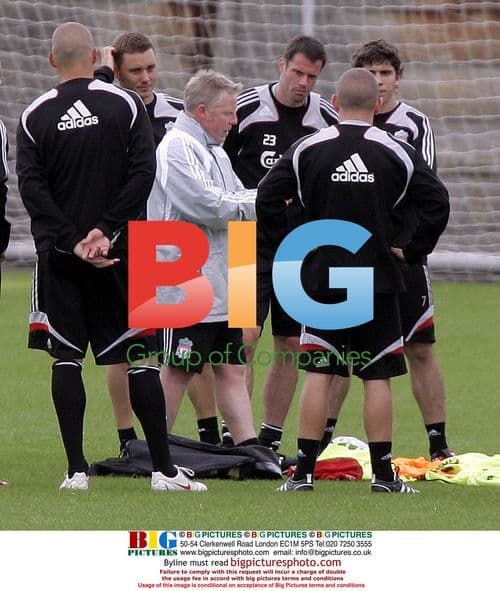 Liverpool Football Squad Training Session