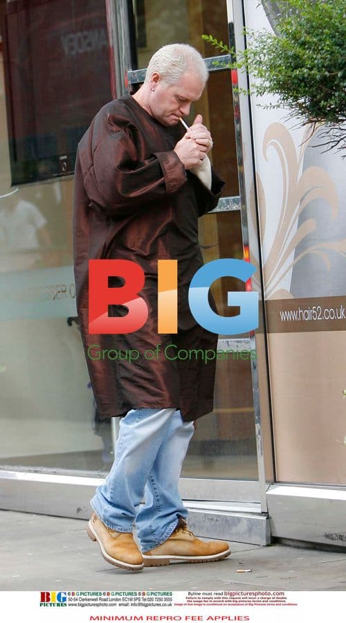 Paul Gascoigne at West London Salon