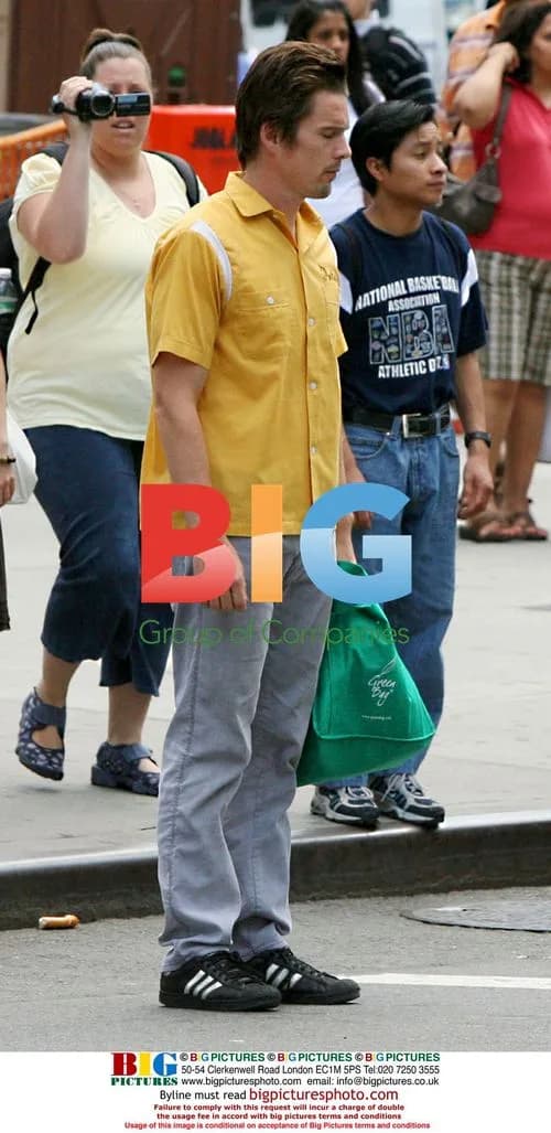 Ethan Hawke Strolls in NYC
