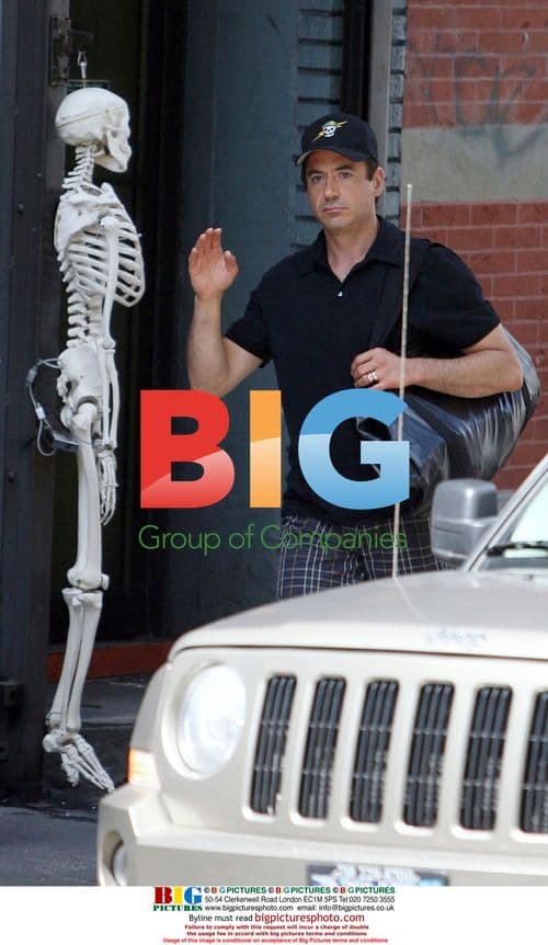 Robert Downey Jr. and wife Susan stroll through Soho