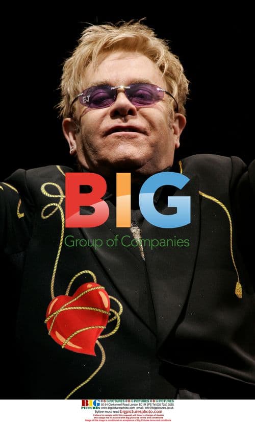 Elton John Performs Concert in Weybridge