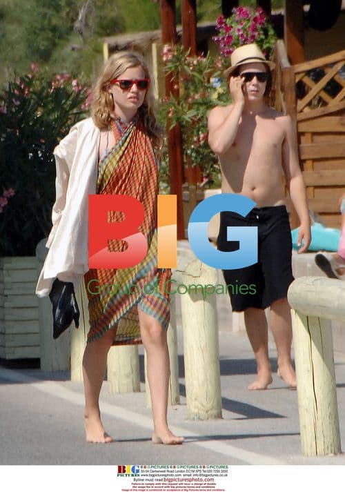 Georgia May Jagger and boyfriend on holiday