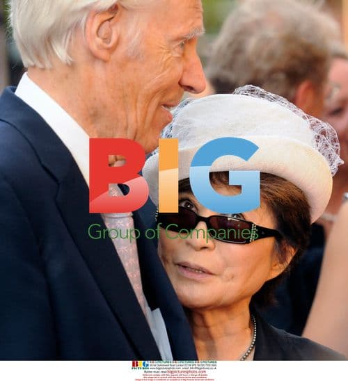 Yoko Ono and George Martin at Grammy gala