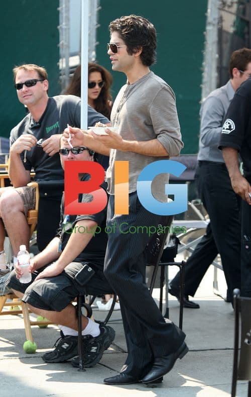 Adrian Grenier's 32nd Birthday on "Entourage" Set