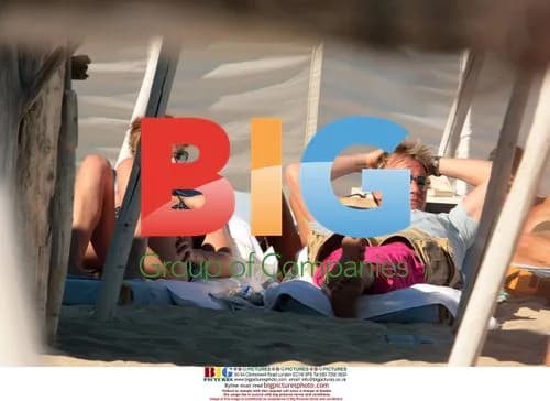 Chef Gordon Ramsay at Club 55 in Saint-Tropez