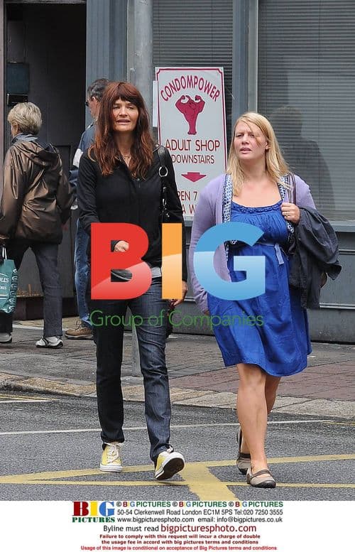 Helena Christensen spotted in Dublin