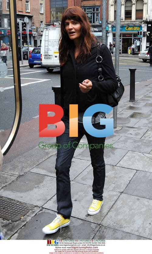 Helena Christensen spotted in Dublin