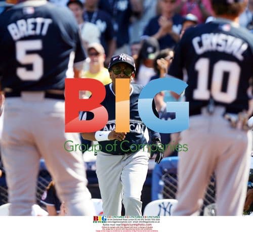 Spike Lee at All-Star Legends & Celebrity Softball Game