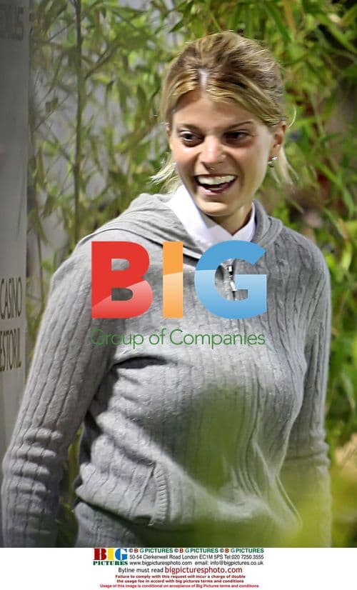 Athina Onassis and husband riding in Cascais