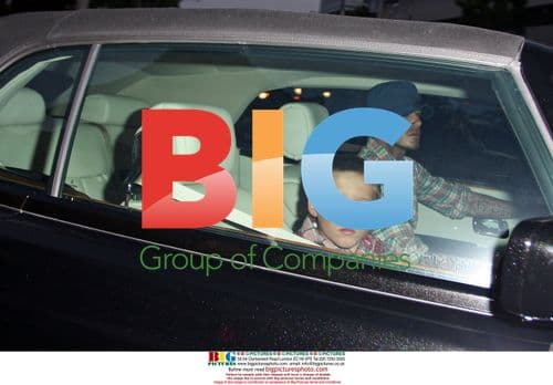 David Beckham and son Brooklyn leave Benihana