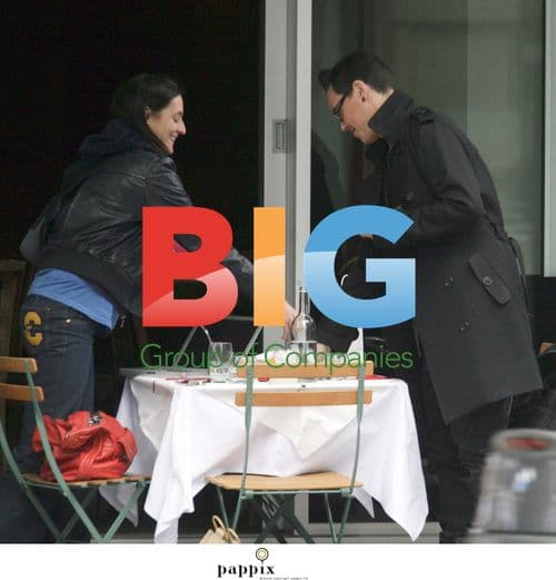 Gok Wan and Angela Buttolph out for lunch