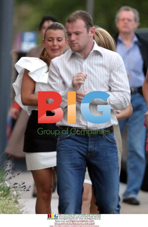 Coleen and Wayne Rooney out for dinner