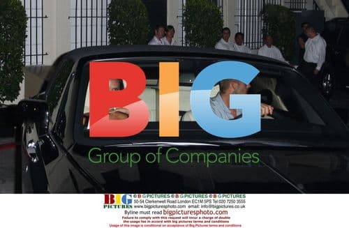 David and Victoria Beckham leave LA restaurant