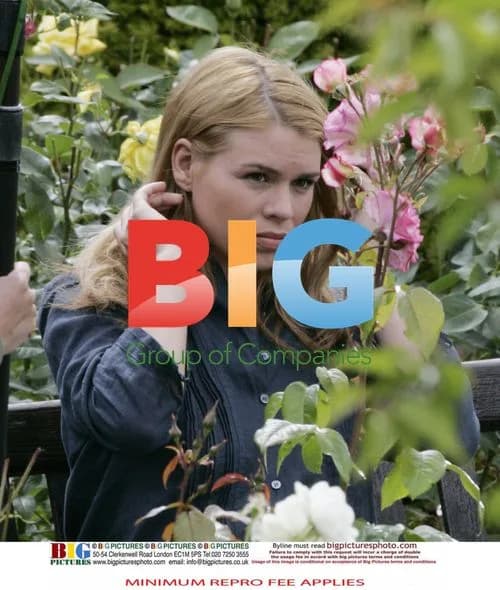 Billie Piper on set in South London