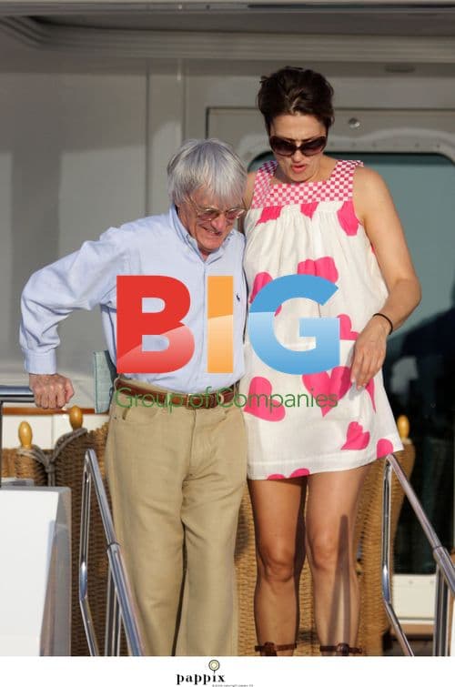 Bernie and Slavica Ecclestone on Yacht Holiday