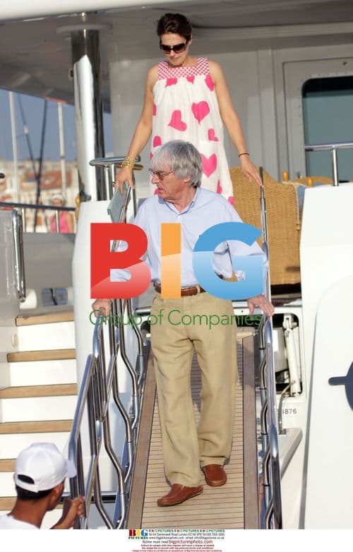 Bernie and Slavica Ecclestone on holiday in Croatia