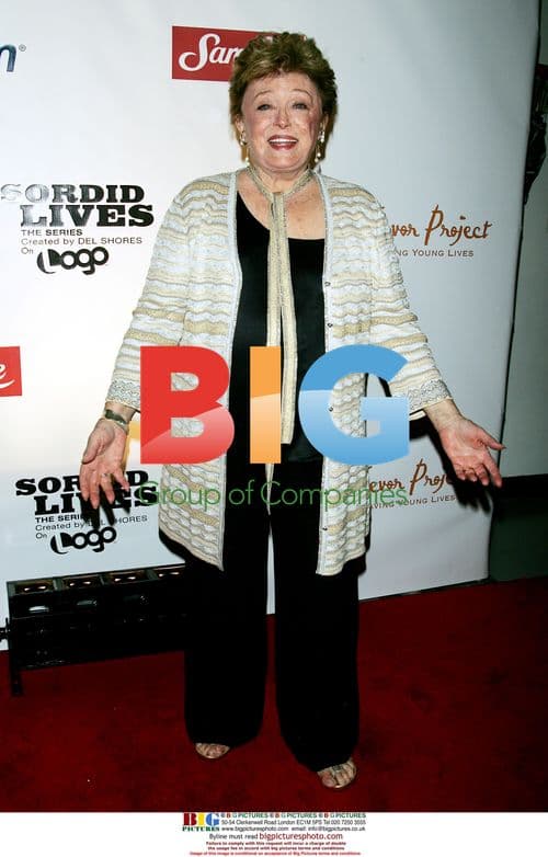Rue McClanahan at "Sordid Lives: The Series" premiere