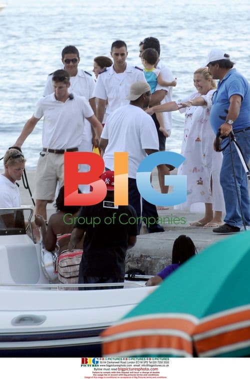 Denzel Washington and Family in Positano