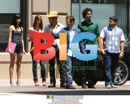 Entourage cast filming in LA
