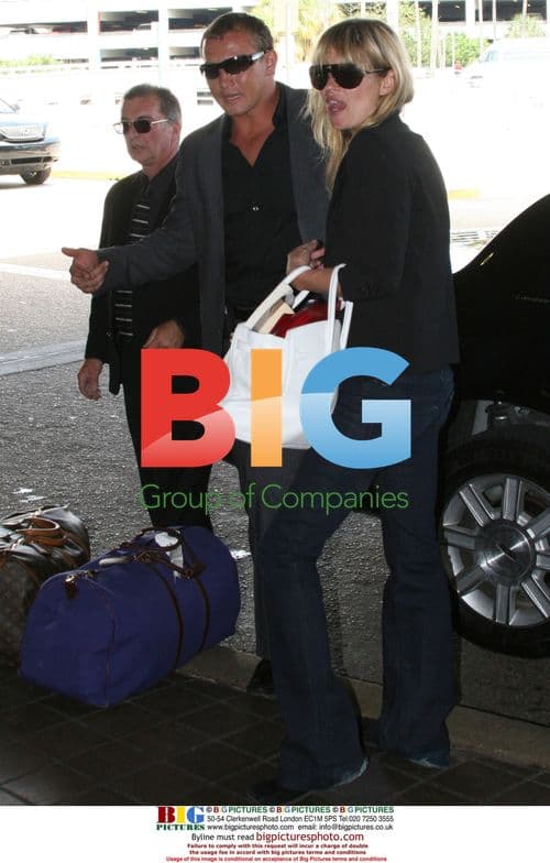 Kate Moss Arrives in Miami with Mojito Picon