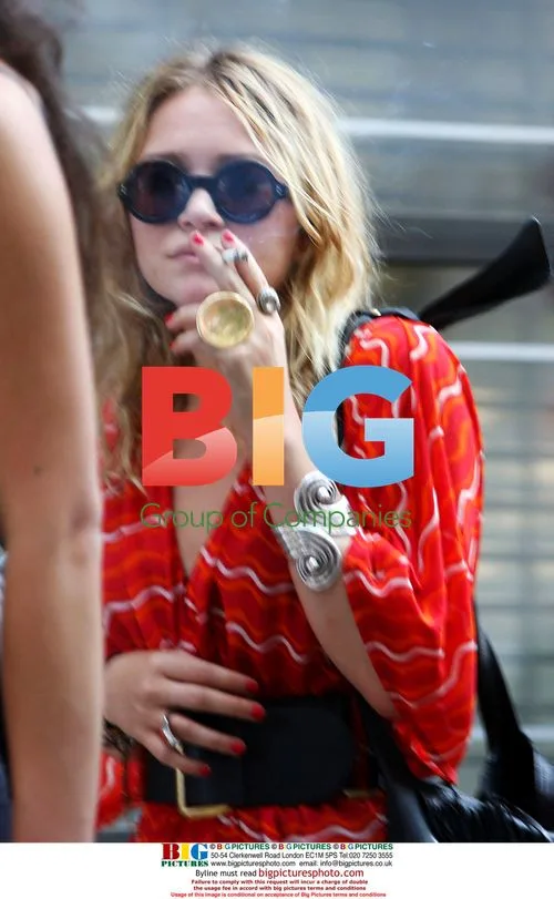 Mary-Kate Olsen Spotted Smoking in Soho