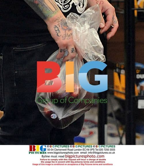 Benji Madden Shopping Berries in Bel Air