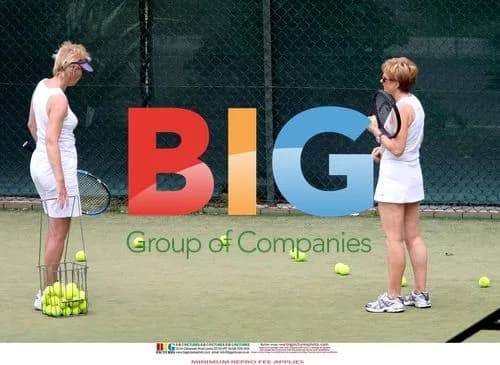Anne Robinson's tennis lesson