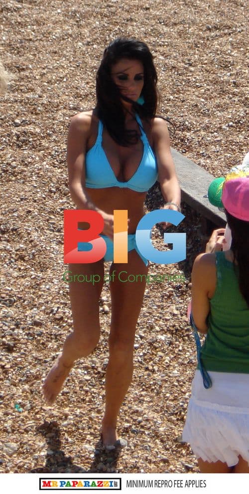 Jordan aka Katie Price on photoshoot in Brighton